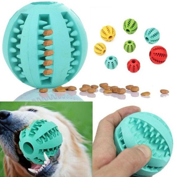 

small animal supplies 5cm dog toy super endurance rubber ball interactive elastic tooth glue molar
