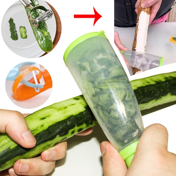 

practical storage type peeling knife cookware vegetable fruit potato tomato cucumber peeler processor kitchen utensil gadget