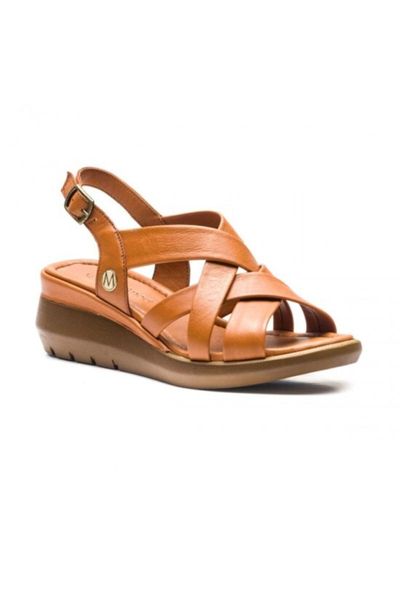 

sandals women tan genuine leather 3942, Black