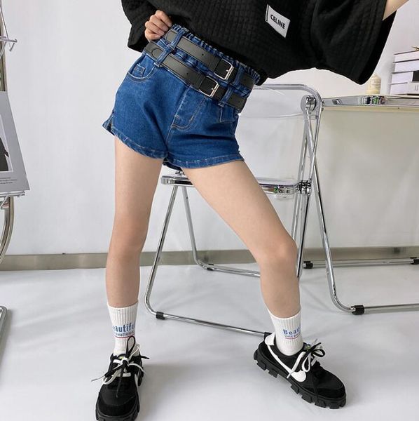 

wholesale girls denim shorts summer fashion 6-12t a773, Black