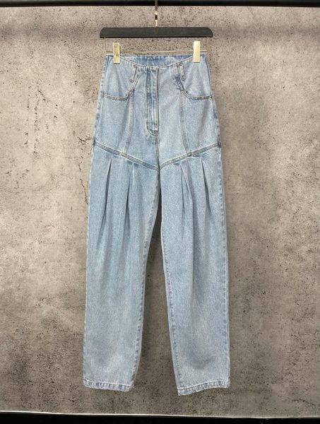 

ladies 2021 fashion loose cotton jeans 0108 women's, Blue