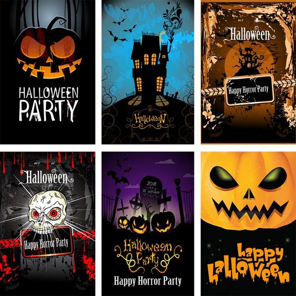 

party decoration rectangle halloween theme home supplies background kids favorite decor customizable backdrop pography