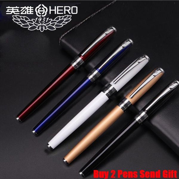 

fashion design hero 2067 metal ink fountain pen office business men writing signature buy 2 pens send gift