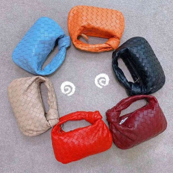 

75% off luxury handbag early spring net red -held horn cloud 2021 new fashion versatile woven women's cow leather bag ik4p