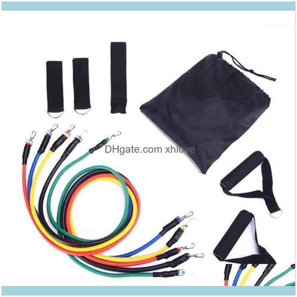 

bands equipments supplies sports & outdoorsportable resistance exercise stretch home set band gym fitness aessories1 drop delivery 2021 ursz