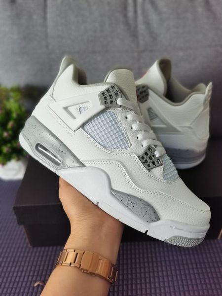 

shoes 4 white oreo men women 4s grey fire red sneaker