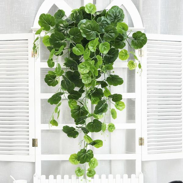 

decorative flowers & wreaths simulation green dill leaf film begonia grape wall hanging home decoration outdoor ivy plant1