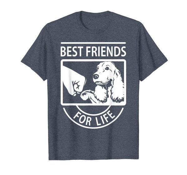 

cocker spaniel friend t-shirt, White;black