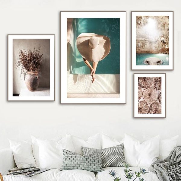 

paintings reeds color leaf pattern abstract nordic poster green screen nature print minimalist painting scandinavian beautiful