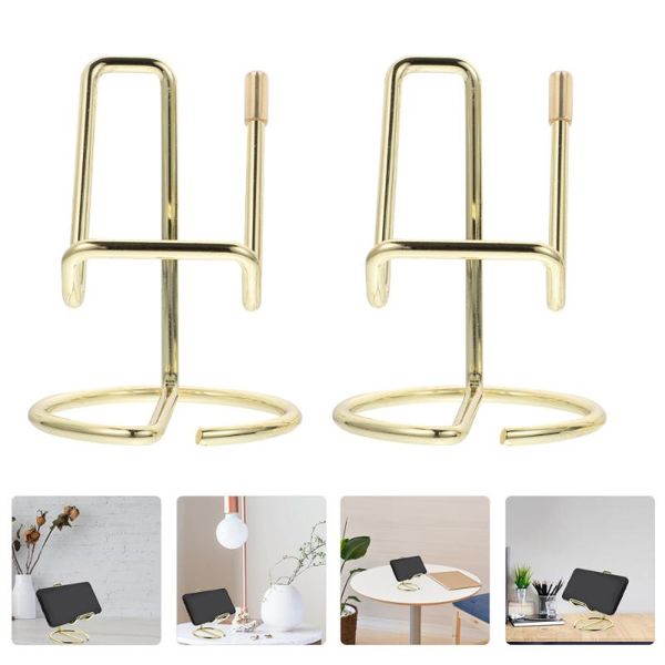 

cell phone mounts & holders 2pcs book iron racks mobile stand tablet