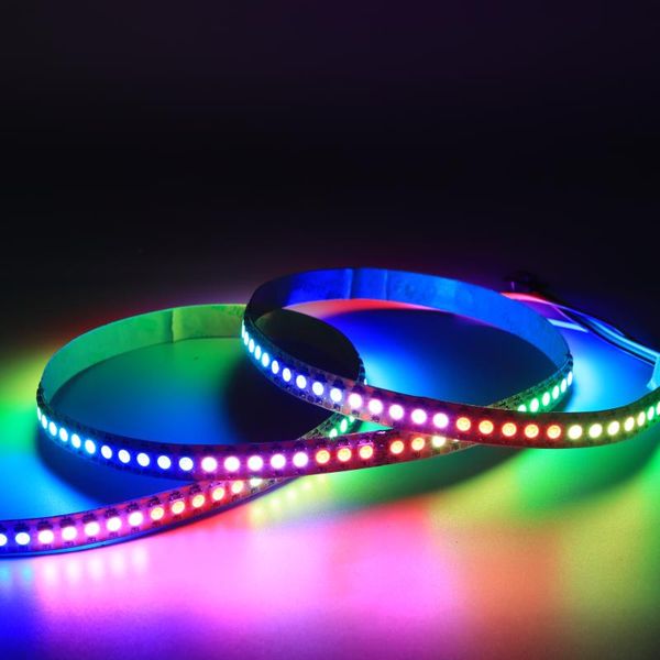 

strips led ws2812b strip 144chips 144leds/m smdrgb embeded chip full color for lighting ornament dc5v