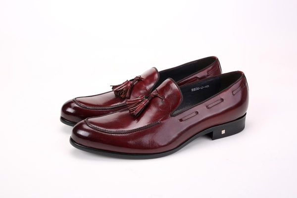 

dress shoes leather formal wear men oxfords cowhide work comfortable, Black