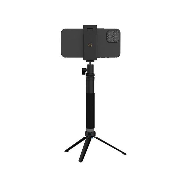 

selfie monopods 3 in1 spherical gimbal bluetooth stick foldable mini tripod with ball head for smartphones sports action cameras