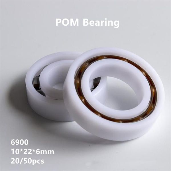 

bearings 20/50pcs 6900 10mm pom plastic with glass balls 10*22*6 mm nylon 10x22x6