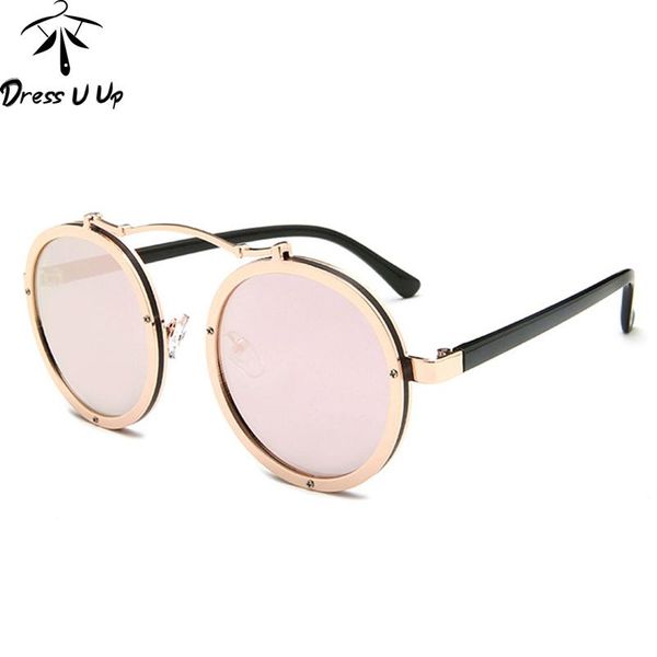 

sunglasses dressuup arrival steampunk women men brand designer uv400 cool sun glasses fashion gafas de sol feminino hombre, White;black