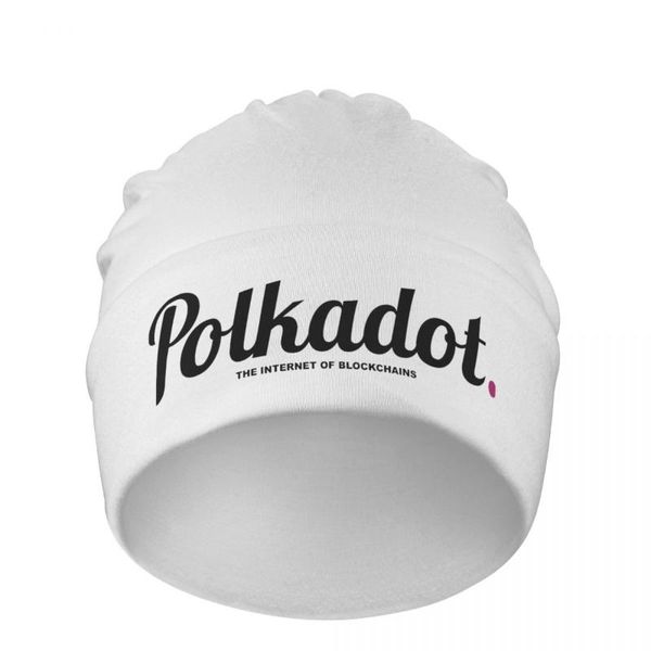 

beanies bonnet polkadot dot blockchain crypto coin cycling knitted hat fashion winter warm street skullies caps