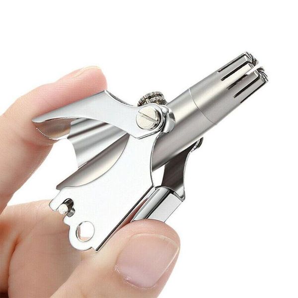 

electric nose & ear trimmers manual stainless steel washing trimmer device woman shaving and hair removal tools mechanical j6r5