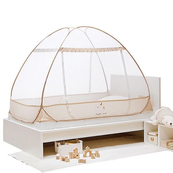 

mosquito net children's installation urt three door dome folding princess wind 1.2 m bed curtains luxury home supplies