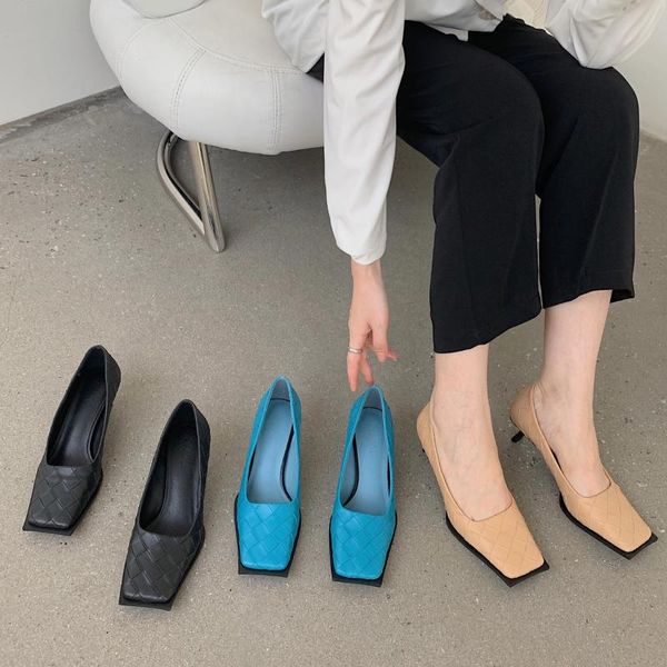 

dress shoes african sandals ladies square toe slip on 2021 pumps gold heels roman boat burgundy slip-on latest fashion lace-u, Black