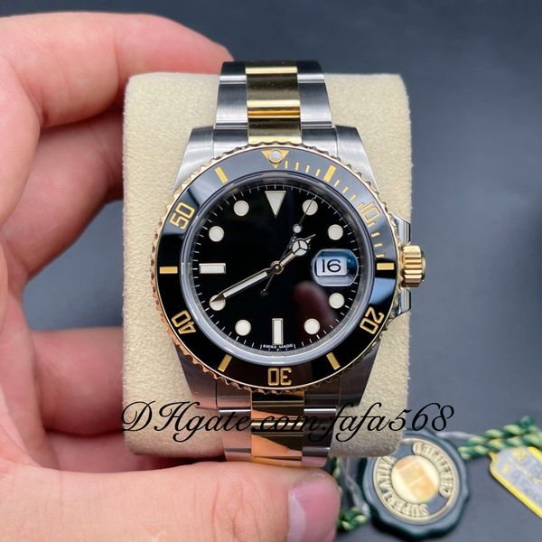 

nf factory watch elementary version 116613 ceramic bezel 2813 automatic movement diving wristwatch mens watches r018a, Slivery;brown