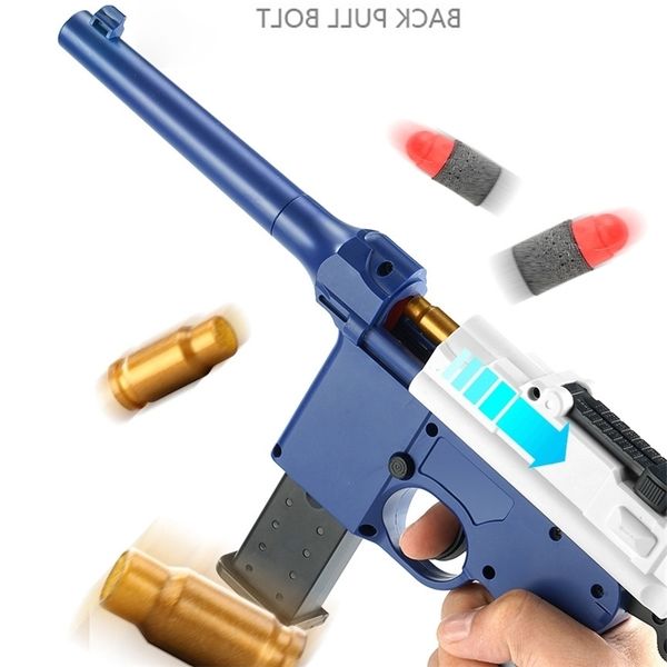 

4544red rope m1932 throwing sun eva soft bullet simulation jumping shell children boys gifts cs battle toy gun