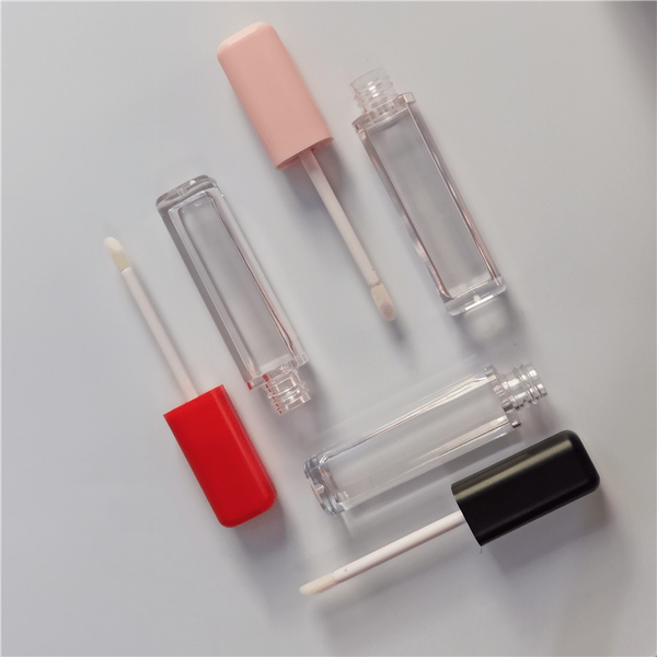

storage bottles & jars wholesale 6.5ml empty lipgloss container square lip glos tubes liquid lipstick glaze package