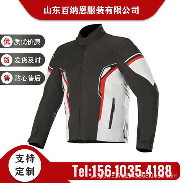 

winter waterproof motorcycle riding clothes men's racing clothes fall proof warm motorcycle clothes, Gray