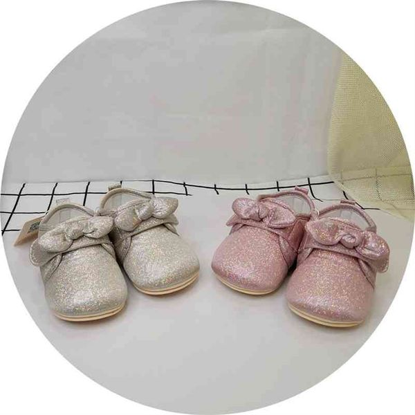 6-15 meses bebê criança soled soft-soled casual moda princesa sapatos de pano antiderrapante, primavera e outono 210326