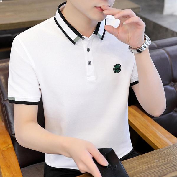 

men's designers mens polo t shirt 2021 camisas de hombre black dress m xxxl t-shirt classic t shirts fitness crop white ropa short slee, White;black