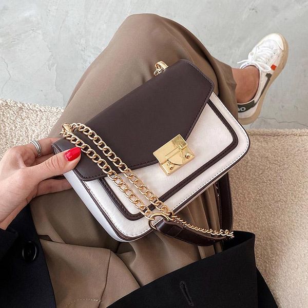 

evening bags fashion pu leather flap bag women's mini trend crossbody female travel shoulder handbags chain hand