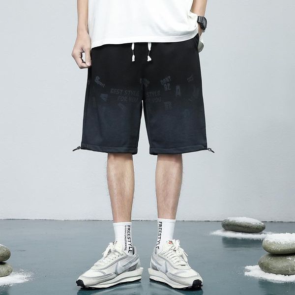 

men's shorts women's long-sleeved denim sports, White;black