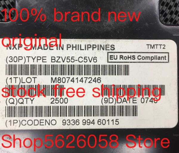 

smart power plugs bzv55-c5v6 sod80 100% original 10pcs-200pcs/lot stock