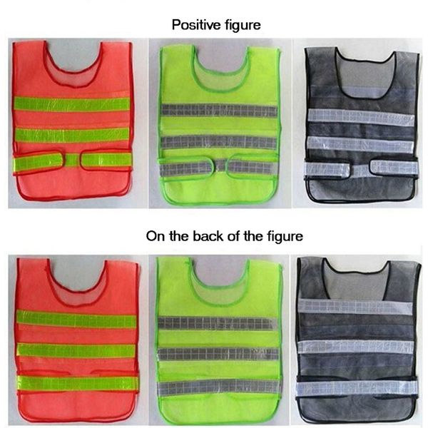

safety clothing reflective vest hollow grid vest high visibility warning safety working construction traffic vest