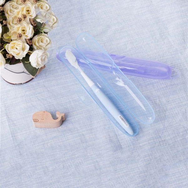 

transparent toothbrush washing protection box outdoor travel portable cover