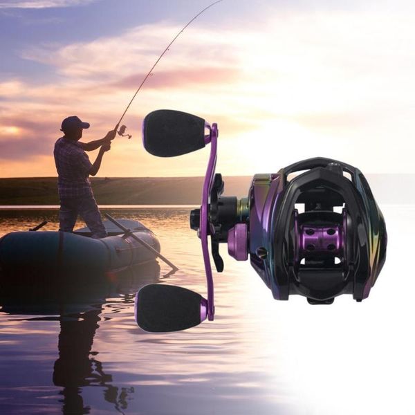

baitcasting reels multi-color 8.1:1 magnetic brake bait casting reel fishing wheel for angling spinning sturdy fishin