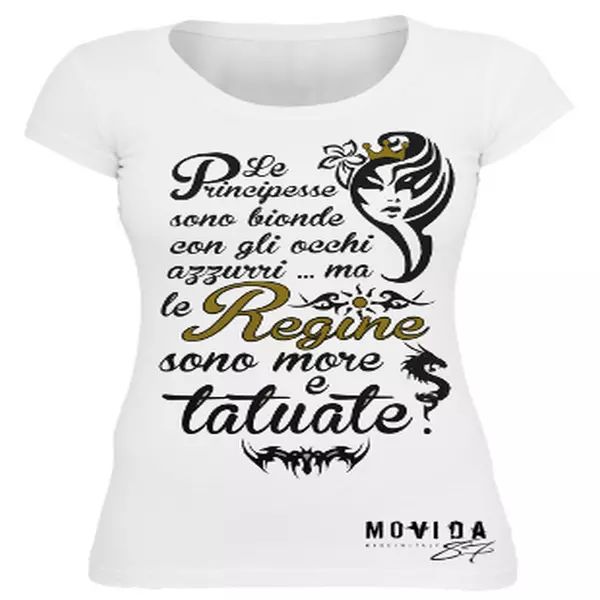 

t-shirt lady nightlife 87 princesses blondes, White;black