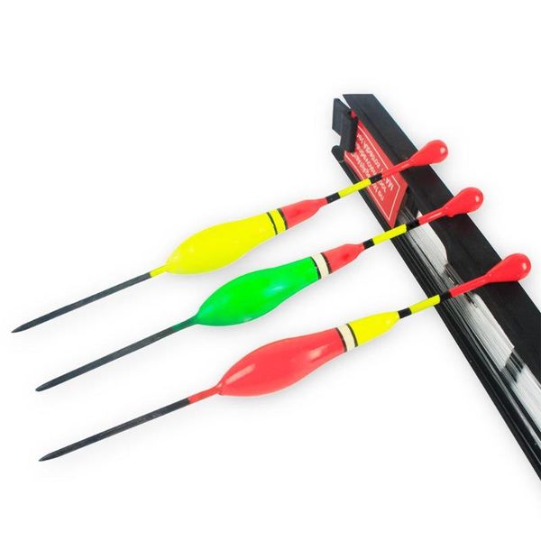 

fishing accessories 3 pcs/set float tools double hook vertical floats with line fihsing