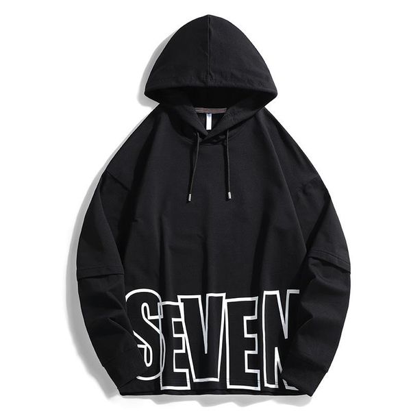 

men's hoodies & sweatshirts hip hop rock streetwear 2021 autumn spring fashion black green long sleeve pullover clothes