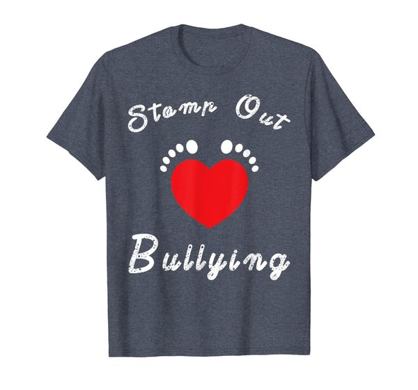 

stomp out bullying anti bully equality novelty t-shirt, White;black