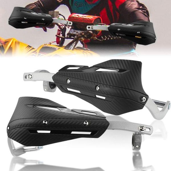 

pair black motorcycle handguard handlebar hand handle bar guard protector for moto motorbike dirt pit bike off road atv parts