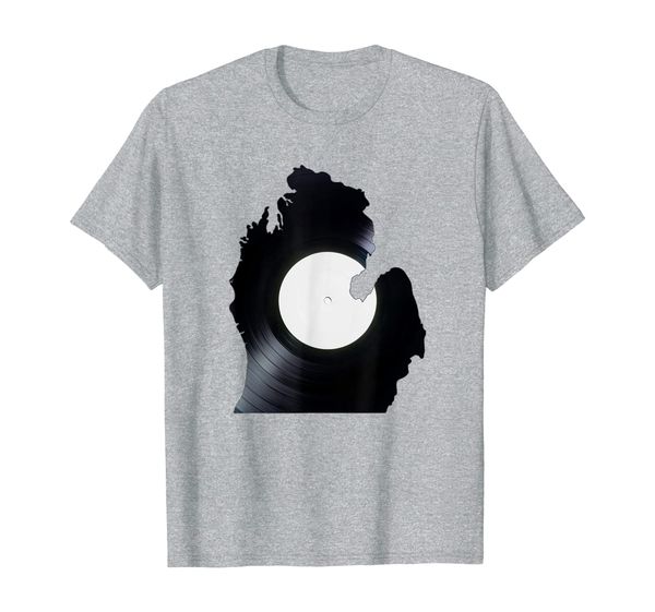 

Detroit Michigan Shirt - Motown Vinyl Indie Record T-Shirt, Mainly pictures