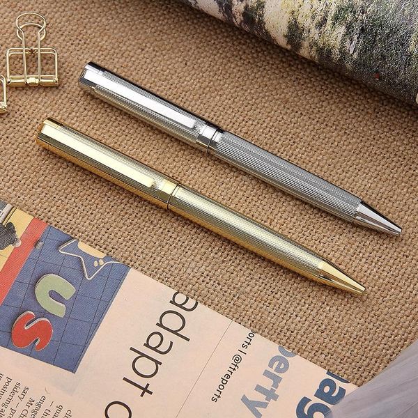 

business ballpoint pen metal signature office school writing pens, Blue;orange