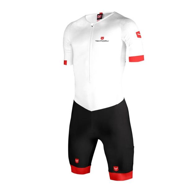 

racing sets taymory men short sleeve triathlon bicycle trisuit ciclismo macaquinho hombre larga distancia cycling skin suit jumpsuit ropa, Black;blue