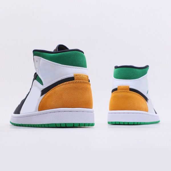 

2021 jumpman women's basketball shoes men's 1 s black/white/green outdoor sportsfqnunncz