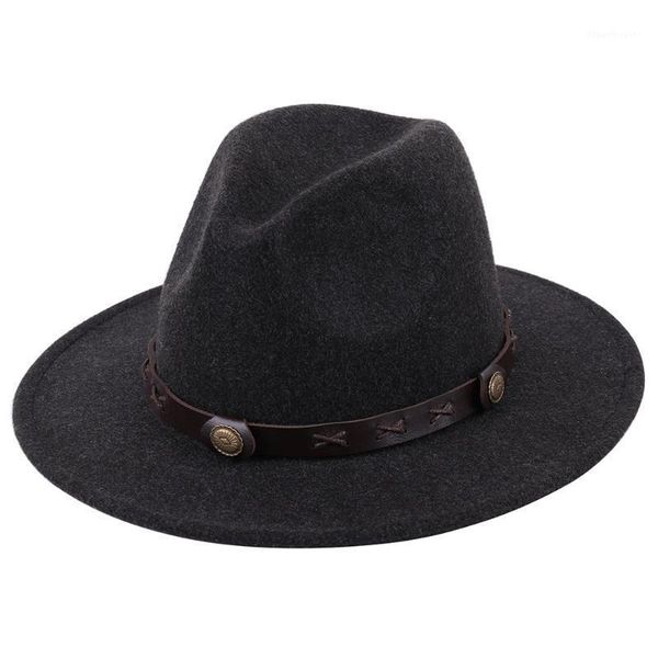 

flat eaves woolen hat men and women couple hat simple jazz fashion1, Blue;gray