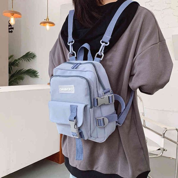 

backpack mode small backpack female canvas bag anti-theft shoulder school for teenage girls backapck krg0