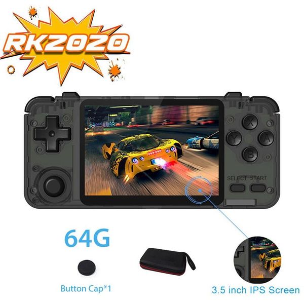 

3.5 inch ips sn portable handheld retro game console support 360 degree operation built-in 64g players