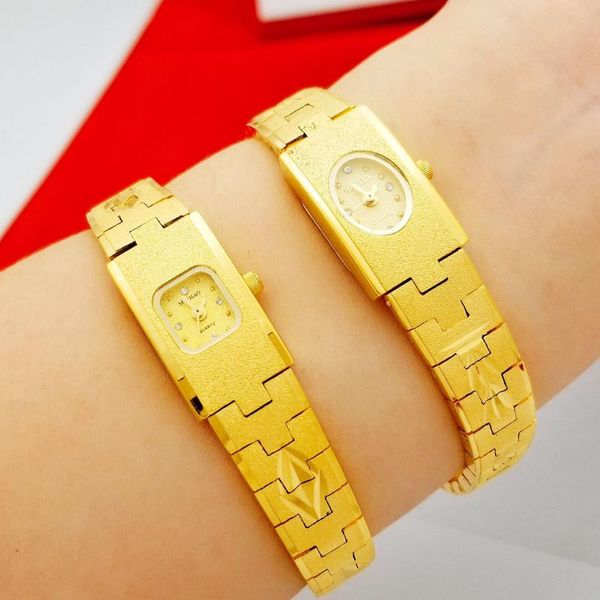 

wristwatches women's watch gold exquisite luxury and noble with real pattern strap for lovers, girlfriends wives, Slivery;brown