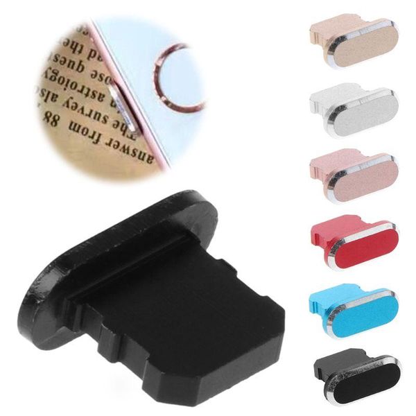 

cell phone anti-dust gadgets dust plug ser usb charging port dustproof cover protector metal for 8 x xr xmax smart accessories