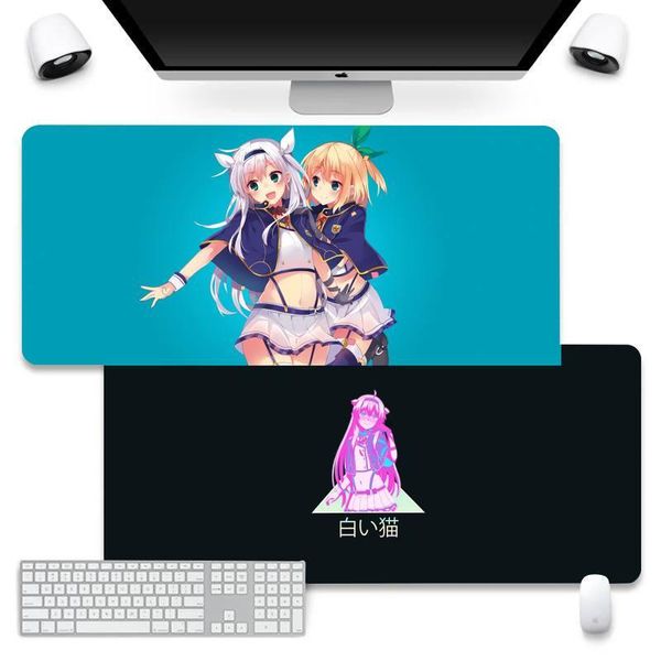

mouse pads & wrist rests rokudenashi majutsu koushi to akashic records gaming mousepad xl large keyboard pc desk mat takuo anti-slip comfort